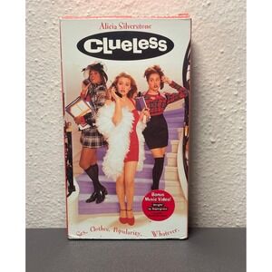 Paramount Clueless VHS Movie 1995 90s Teen Comedy Alicia Silverstone